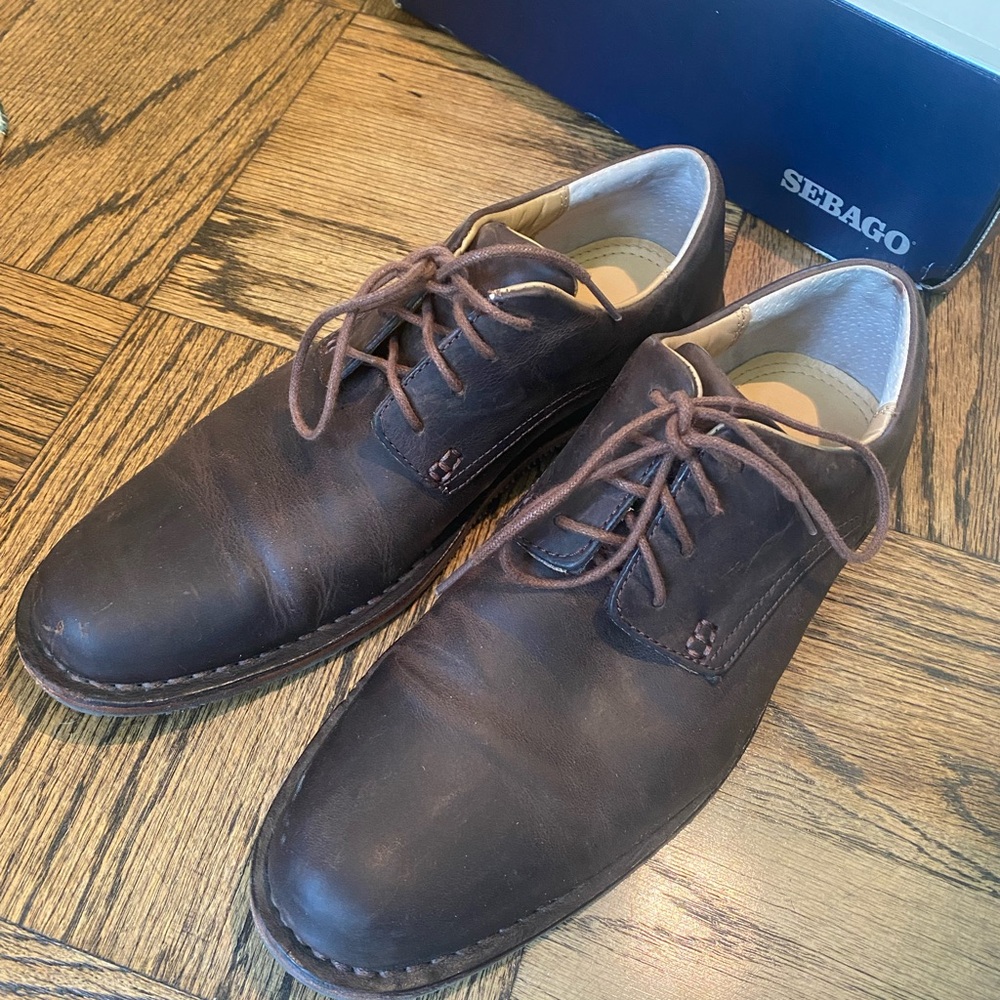Sebago Salem Oxfords in Oiled Leather